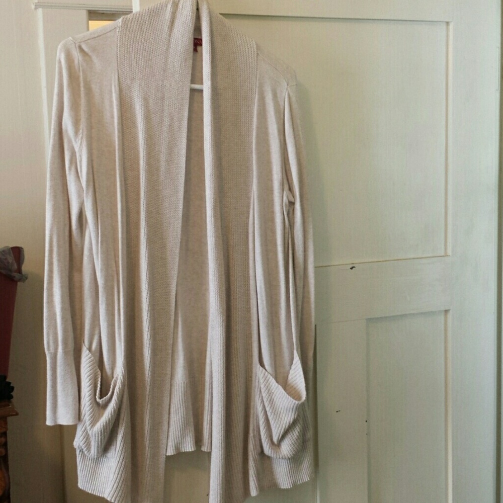 Tan cardigan